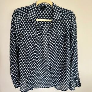 New silk blouse Ann Taylor size S